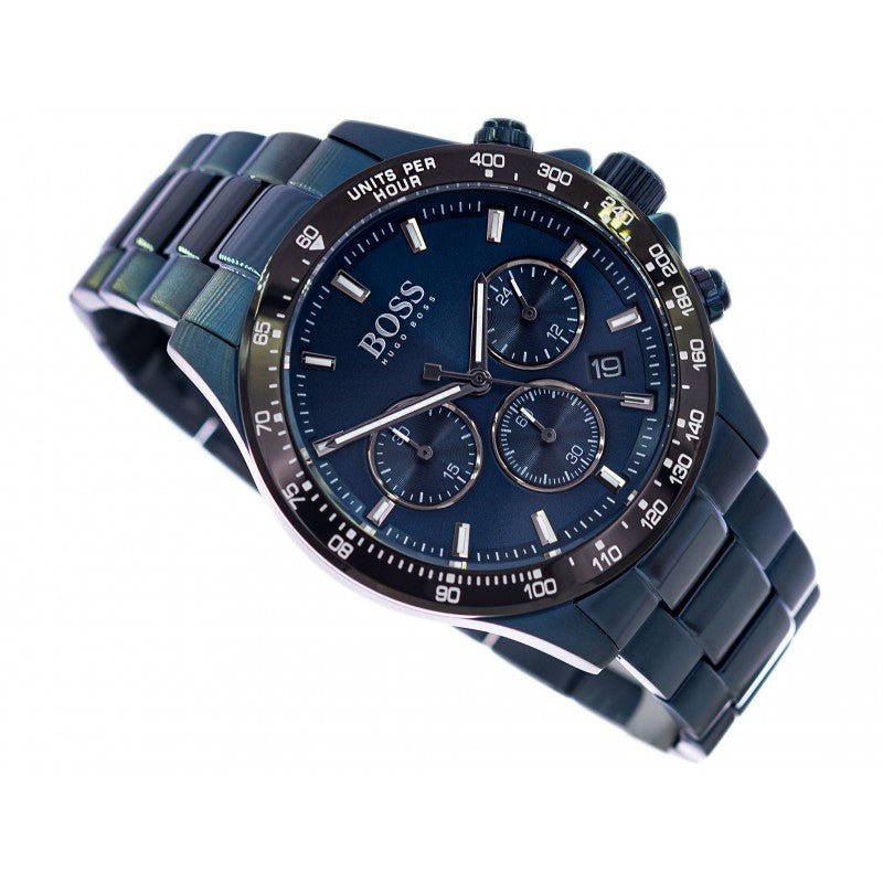 Hugo Boss Hero Sport Lux Blue Dial Blue Steel Strap Watch for Men - 1513758 Watches Hugo Boss   