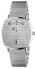 Gucci Grip Silver Dial Silver Steel Strap Watch For Women - YA157401 Watches Gucci   