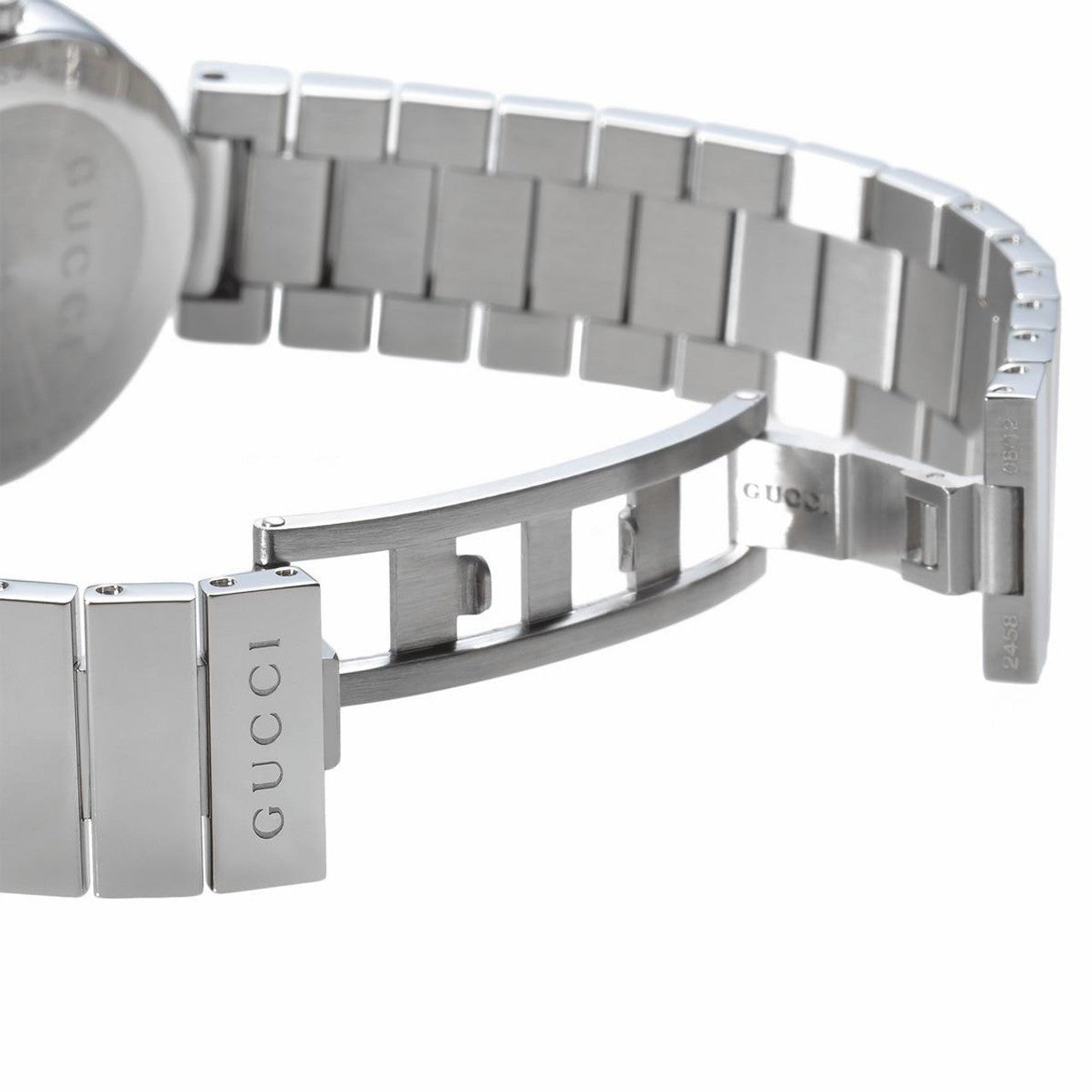 Gucci G Interlocking Silver Dial Silver Steel Strap Watch For Women - YA133308 Watches Gucci   