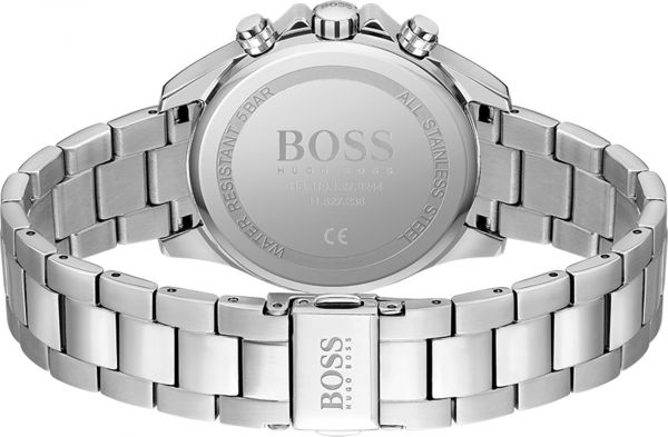 Hugo Boss Novia Pink Dial Silver Steel Strap Watch for Women - 1502615 Watches Hugo Boss   