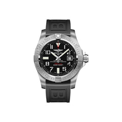 Breitling Avenger II Seawolf Stainless Steel 45mm Black Rubber Strap Mens Watch - A1733110/BC31/153S Watches Breitling   