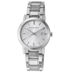 Burberry The City Silver Dial Silver Stainless Steel Strap Watch for Women - BU9000 Watches Burberry   