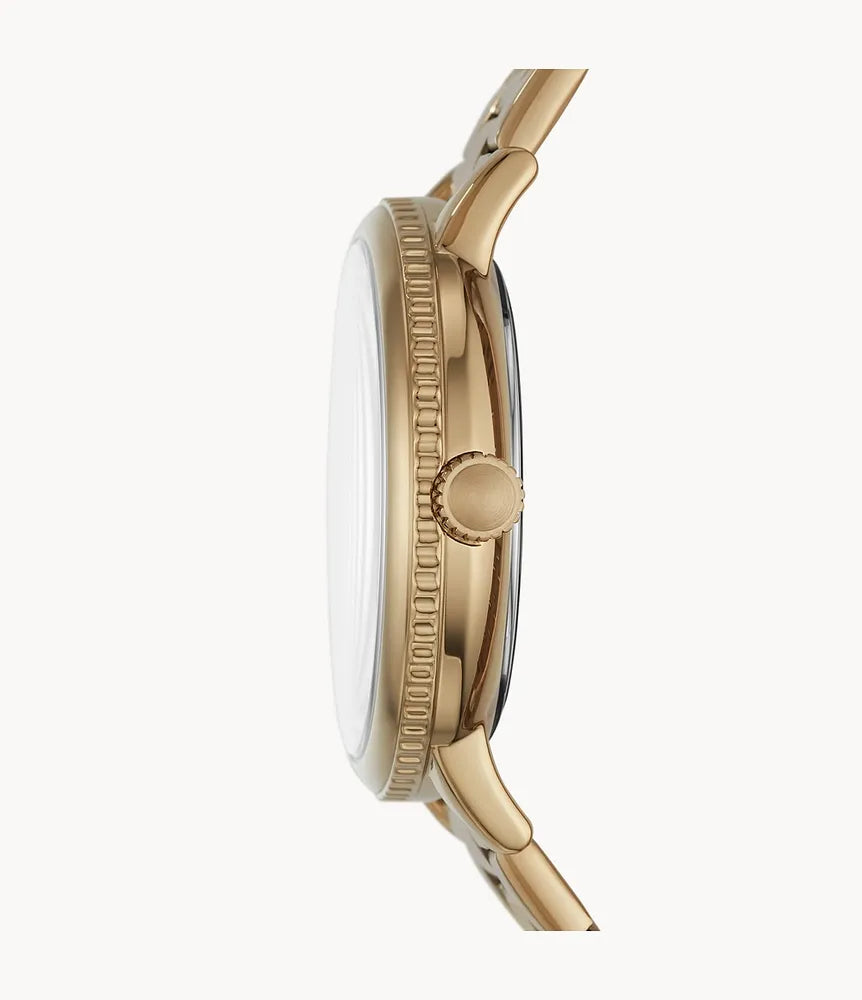 Fossil Jacqueline Rose Gold Dial Rose Gold Steel Strap Watch for Women - ES3667 Watches Fossil   