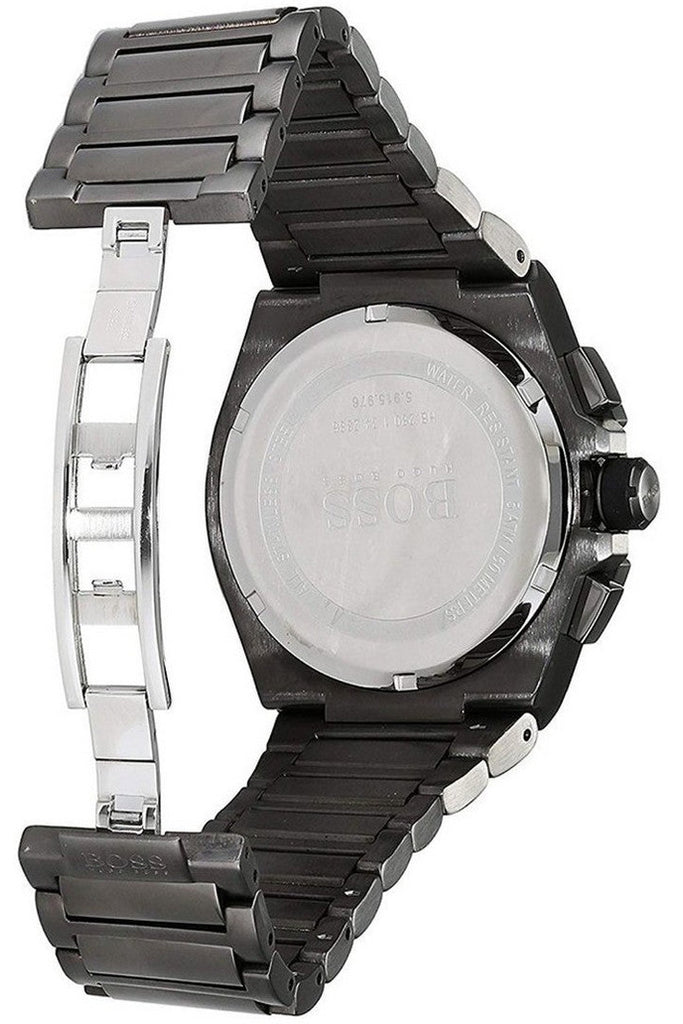 Hugo Boss Supernova Grey Dial Grey Steel Strap Watch for Men - 1513361 Watches Hugo Boss   