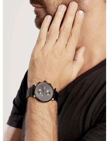 Hugo Boss Integrity Black Dial Black Mesh Bracelet Watch for Men - 1513813 Watches Hugo Boss   