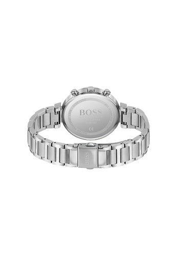 Hugo Boss Flawless Silver Dial Silver Steel Strap Watch for Women - 1502530 Watches Hugo Boss   