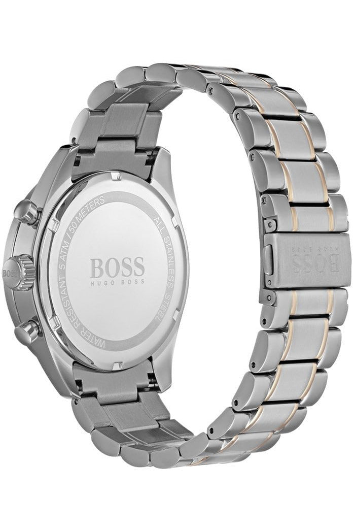 Hugo Boss Trophy Chronograph Grey Dial Silver Steel Strap Watch for Men - 1513634 Watches Hugo Boss   