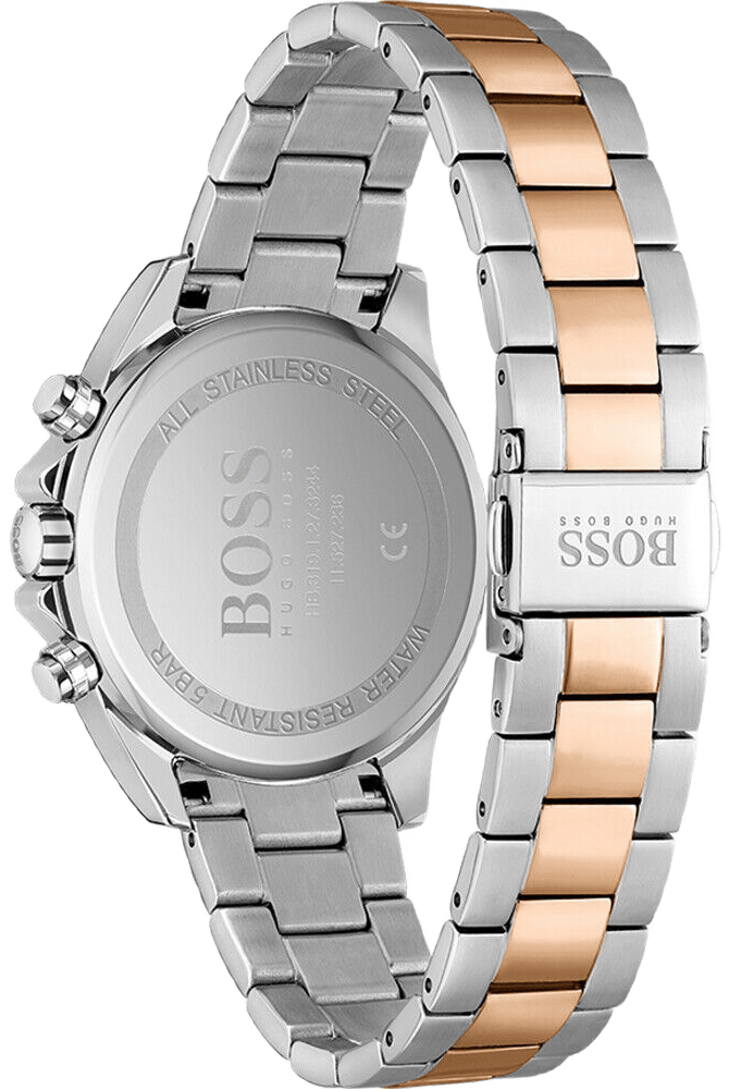 Hugo Boss Novia Brown Dial Two Tone Steel Strap Watch for Women - 1502617 Watches Hugo Boss   