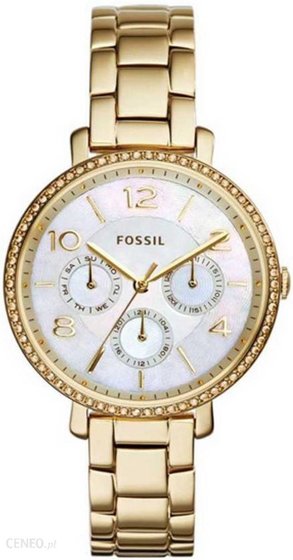 Fossil Rye Mother of Pearl Dial Gold Steel Strap Watch for Women - ES3756 Watches Fossil   