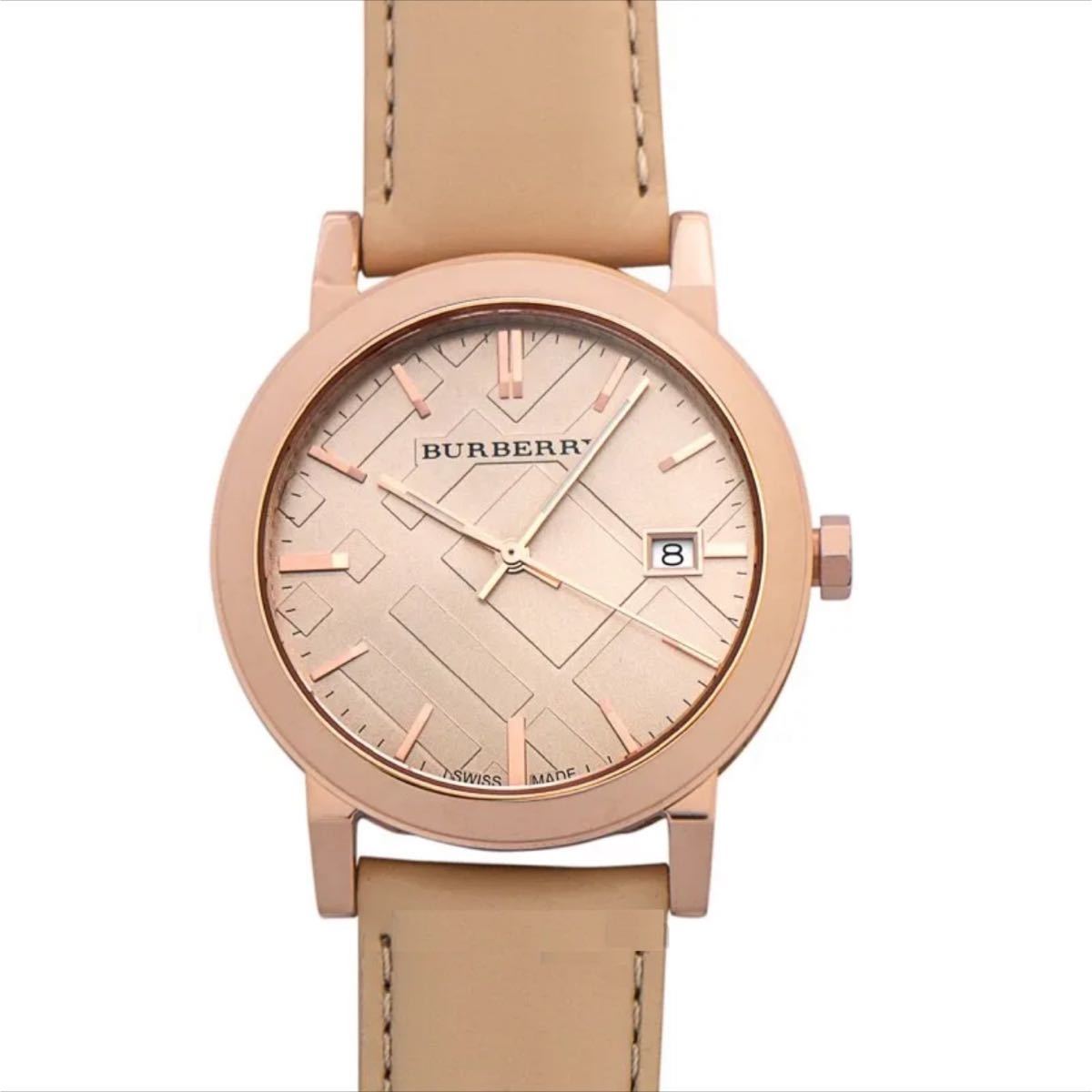 Burberry The City Beige Tan Dial Tan Leather Strap Watch for Women - BU9014 Watches Burberry   