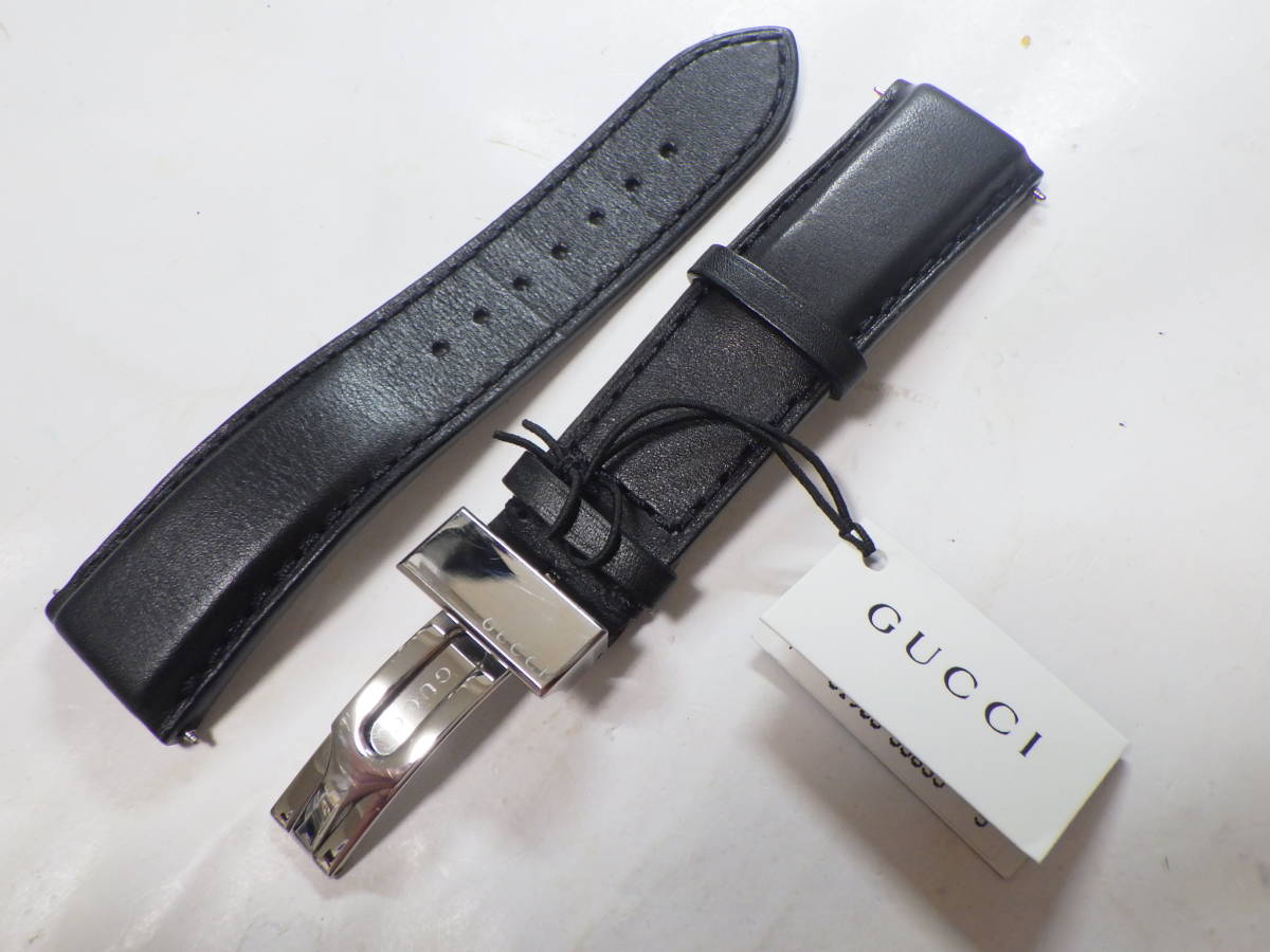 Gucci G Chrono Black Dial Black Leather Strap Watch For Men - YA101205 Watches Gucci   