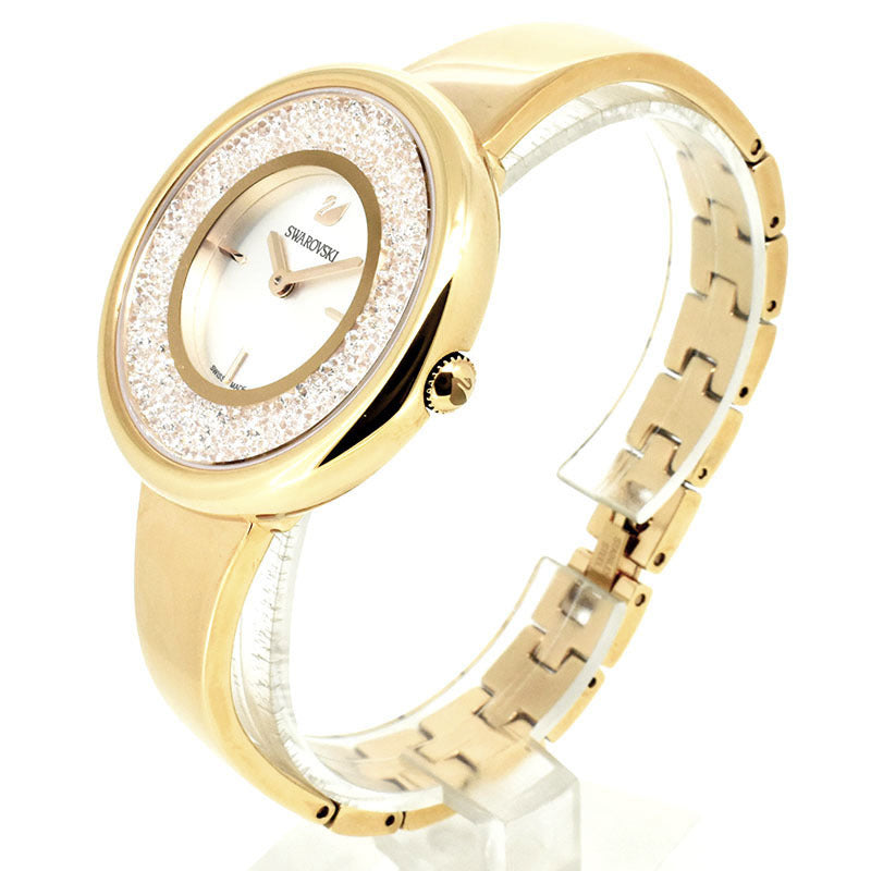 Swarovski Crystalline Bracelet White Dial Gold Steel Strap Watch for Women - 5269253 Watches Swarovski   