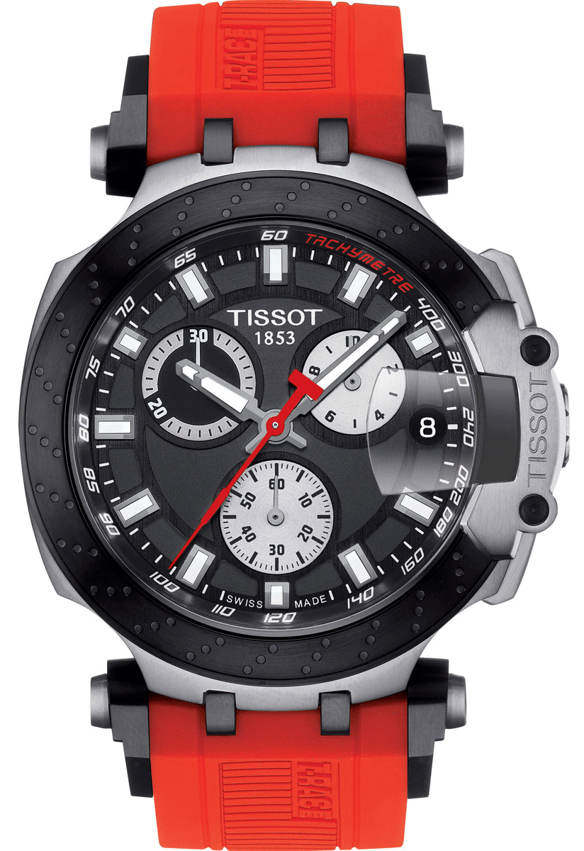 Tissot T Race Chronograph 42mm Watch For Men - T115.417.27.051.00 Watches Tissot   