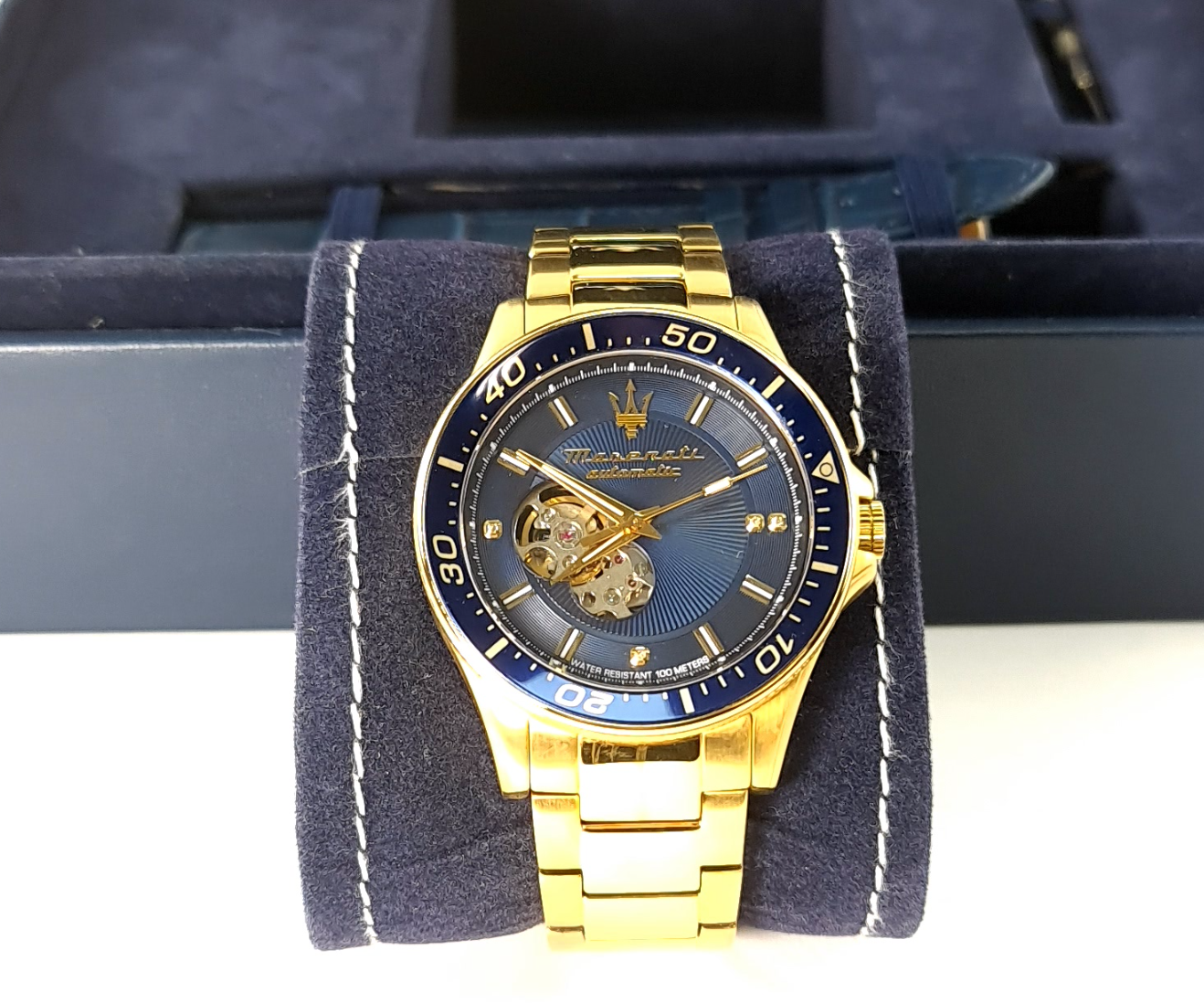 Maserati SFIDA Automatic Diamond Dial Limited Edition Watch For Men - R8823140004 Watches Maserati   