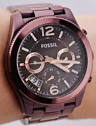 Fossil Perfect Boyfriend Multifunction Maroon Dial Maroon Steel Strap Watch for Women - ES4110 Watches Fossil   