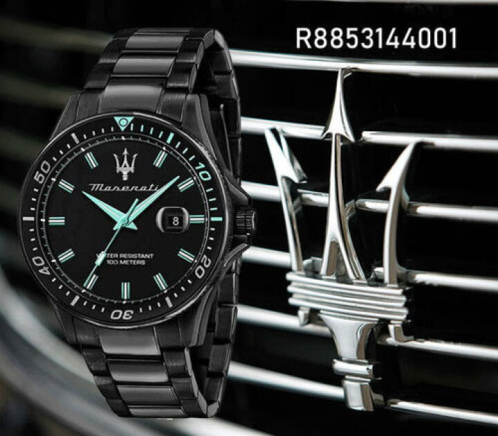 Maserati SFIDA Aqua Edition Analog Black Dial Watch For Men - R8853144001 Watches Maserati   