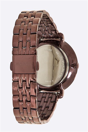 Fossil Jacqueline Brown Dial Brown Steel Strap Watch for Women - ES4100 Watches Fossil   