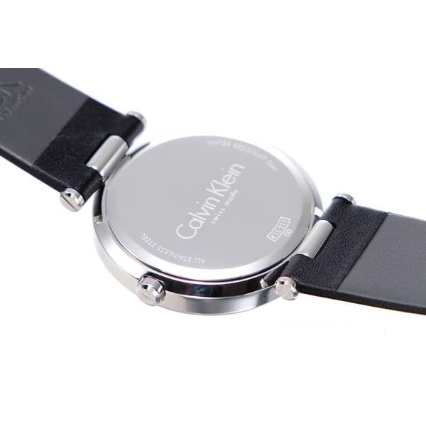 Calvin Klein Sight Black Dial Black Leather Strap Watch for Men - K1S21102 Watches Calvin Klein   