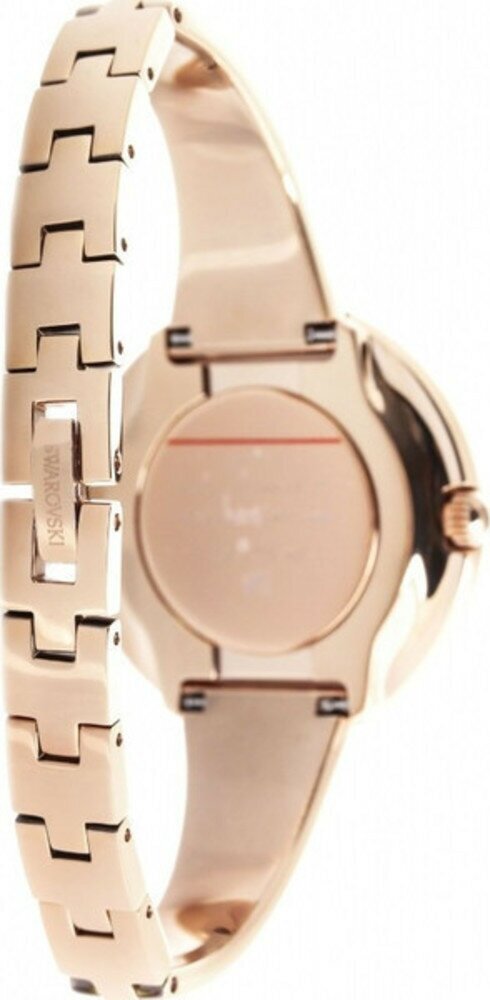 Swarovski Crystalline Pure Black Dial Rose Gold Steel Strap Watch for Women - 5295334 Watches Swarovski   