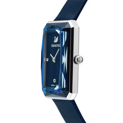 Swarovski Uptown Crystal Blue Dial Blue Leather Strap Watch for Women - 5547713 Watches Swarovski   