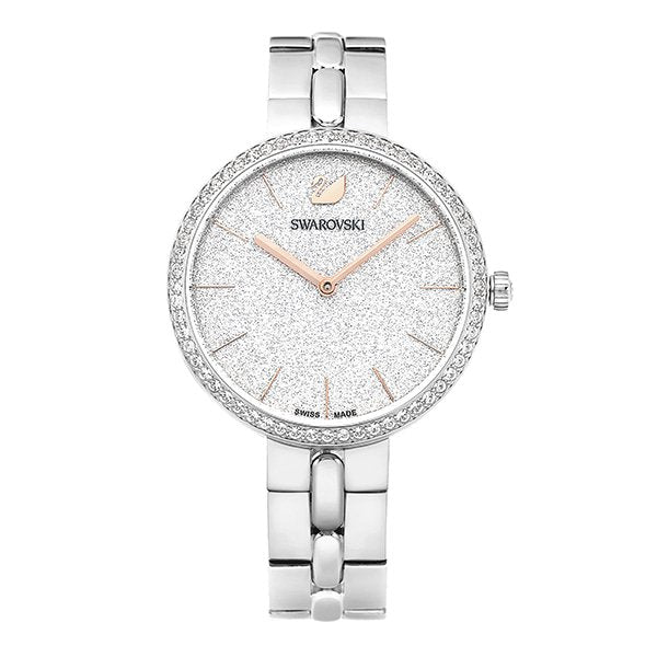 Swarovski Cosmopolitan Diamond Powder Silver Dial Silver Steel Strap Watch for Women - 5517807 Watches Swarovski   