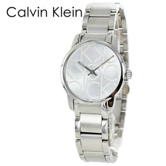 Calvin Klein City Silver Dial Silver Steel Strap Watch for Women - K2G23142 Watches Calvin Klein   