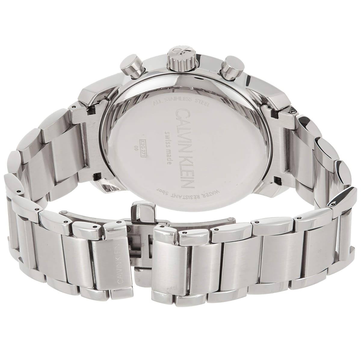 Calvin Klein City Silver Dial Silver Steel Strap Watch for Men - K2G2G146 Watches Calvin Klein   