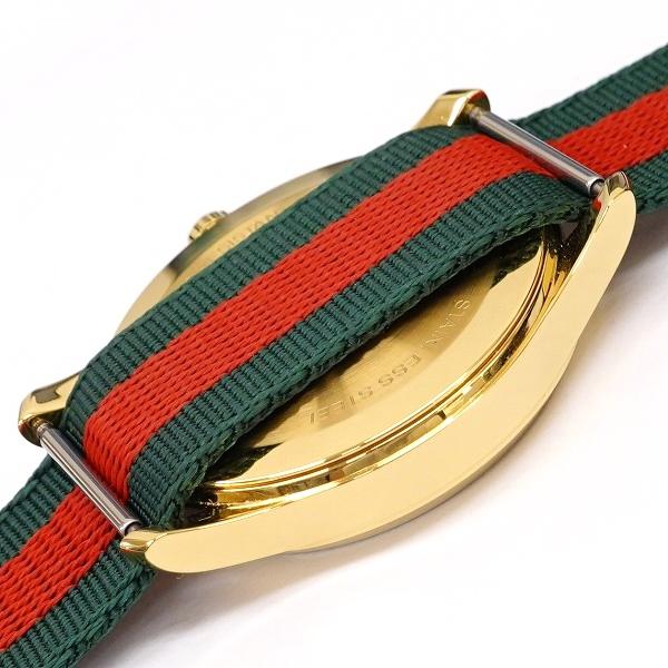 Gucci Le Marche des Merveilles Green & Red Dial Green & Red NATO Strap Unisex Watch - YA126487 Watches Gucci   