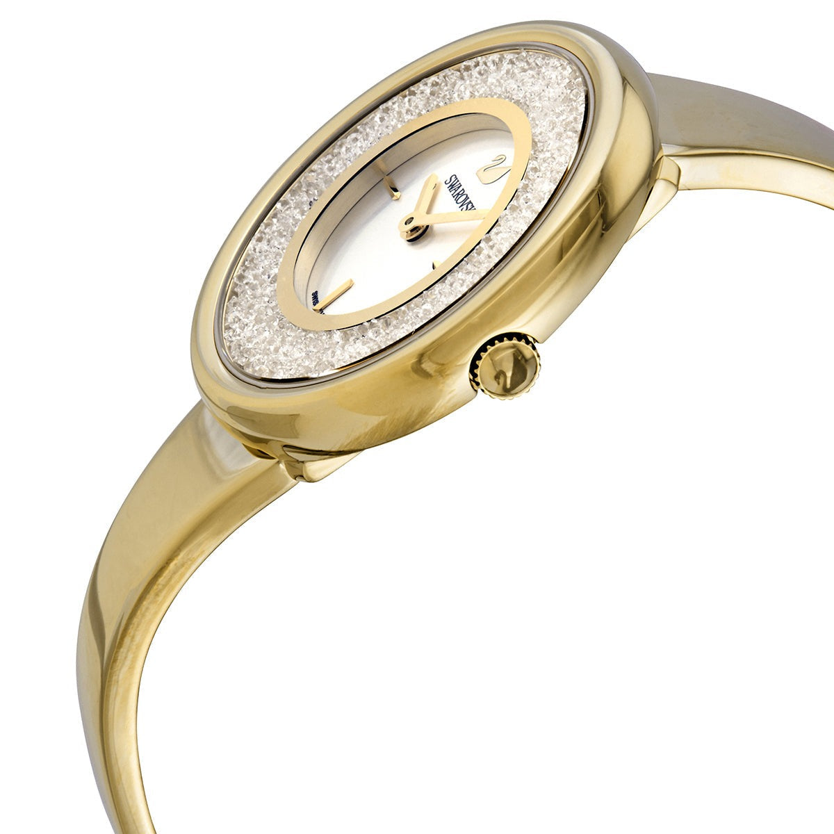 Swarovski Crystalline Bracelet White Dial Gold Steel Strap Watch for Women - 5269253 Watches Swarovski   