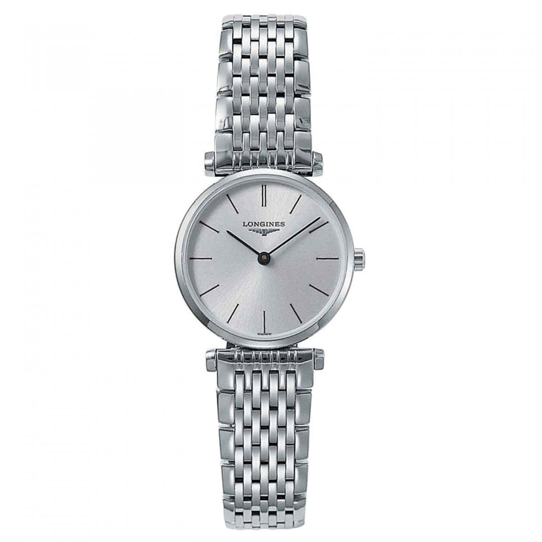 Longines La Grande Classique De Longines Silver Dial Silver Mesh Bracelet Watch for Women - L4.209.4.72.6 Watches Longines   