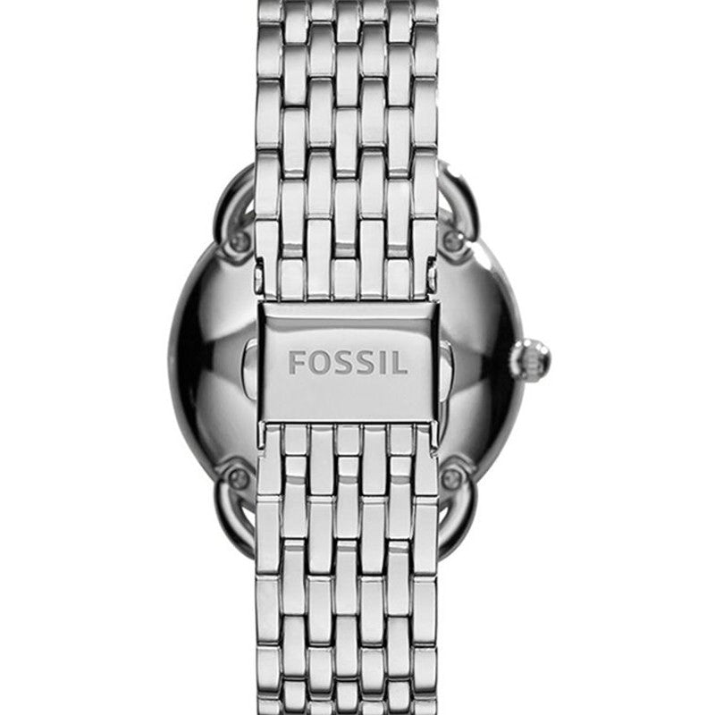 Fossil Tailor Silver Dial Silver Stainless Steel Strap Watch for Women - ES3712 Watches Fossil   