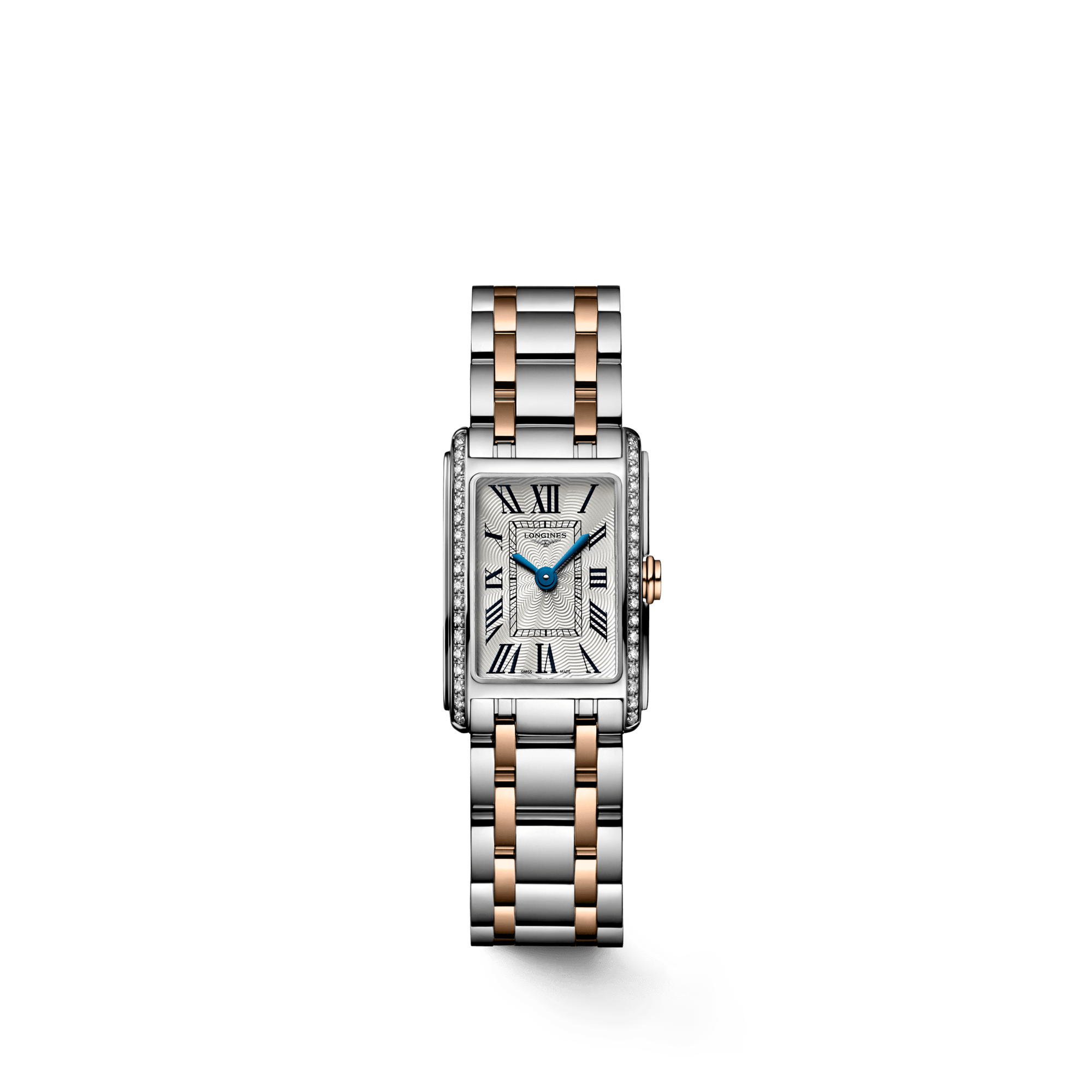 Longines Dolcevita Diamond White Dial Two Tone Steel Strap Watch for Women - L5.258.5.79.7 Watches Longines   