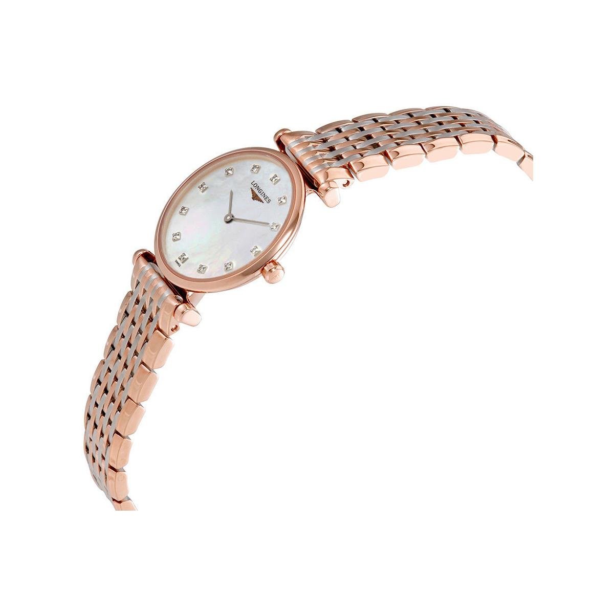 Longines La Grande Classique De Longines 24mm Mother of Pearl Dial Two Tone Mesh Bracelet  Watch for Women - L4.209.1.97.7 Watches Longines   