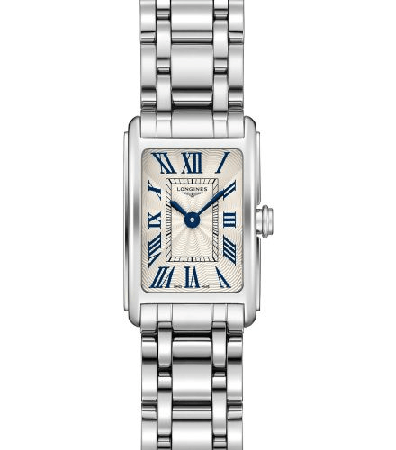 Longines Dolcevita White Dial Silver Steel Strap Watch for Women - L5.258.4.71.6 Watches Longines   