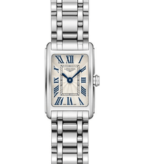 Longines Dolcevita White Dial Silver Steel Strap Watch for Women - L5.258.4.71.6 Watches Longines   