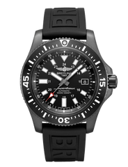 Breitling Superocean 44mm Special Volcano Black Dial Black Rubber Strap Watch for Men - M17393131B1S1 Watches Breitling   