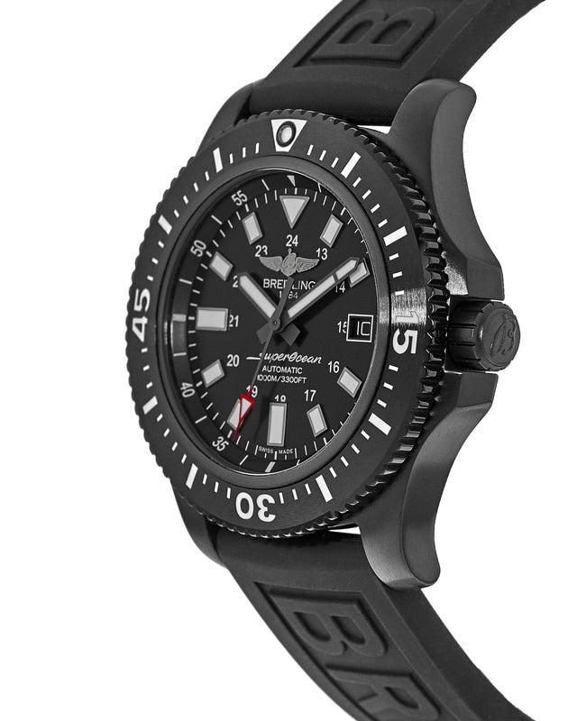 Breitling Superocean 44mm Special Volcano Black Dial Black Rubber Strap Watch for Men - M17393131B1S1 Watches Breitling   