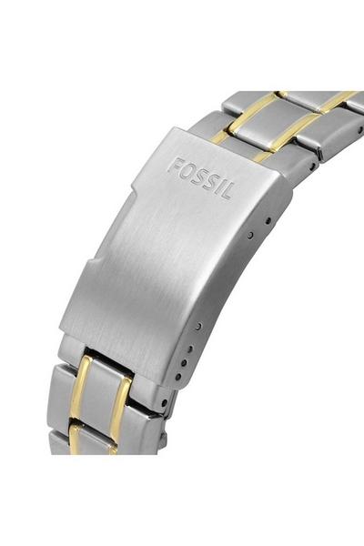 Fossil Garrett Analog Black Dial Two Tone Steel Strap Watch for Men - FS5771 Watches Fossil   