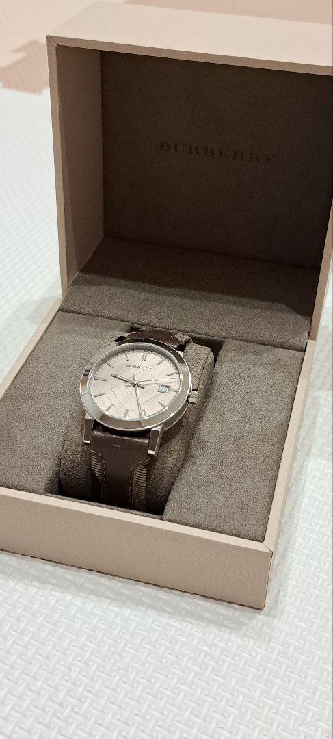 Burberry The City Grey Dial Leather Strap Watch for Men - BU9020 Watches Burberry   