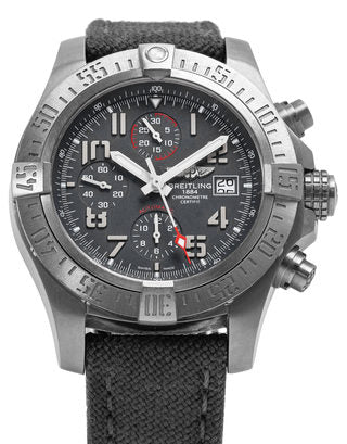 Breitling Avenger Bandit 45mm Anthracite Dial Black Nylon Strap Watch for Men - E13383101M1W1 Watches Breitling   