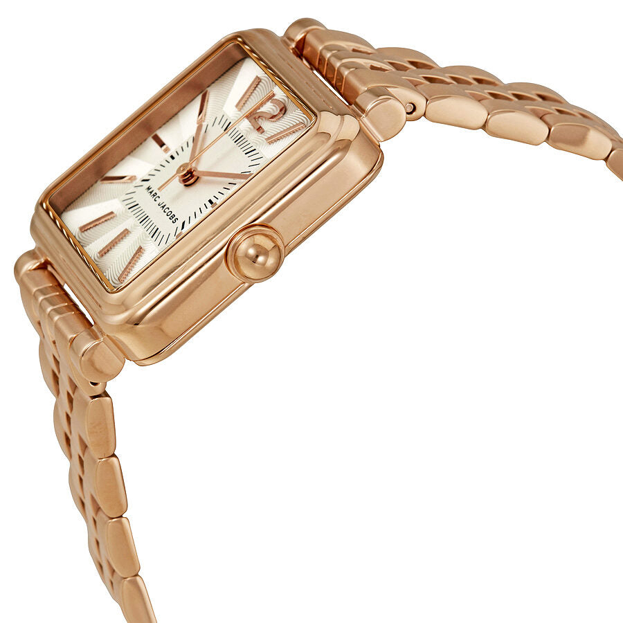 Marc Jacobs Vic White Dial Rose Gold Stainless Steel Strap Watch for Women - MJ3514 Watches Marc Jacobs   