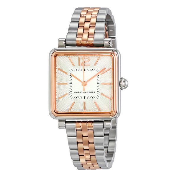 Marc Jacobs Vic Silver Dial Two Tone Stainless Steel Strap Watch for Women - MJ3463 Watches Marc Jacobs   