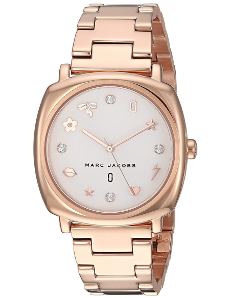 Marc Jacobs Mandy White Dial Rose Gold Stainless Steel Strap Watch for Women - MJ3574 Watches Marc Jacobs   