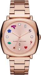 Marc Jacobs Mandy Rose Gold Dial Rose Gold Stainless Steel Strap Watch for Women - MJ3550 Watches Marc Jacobs   