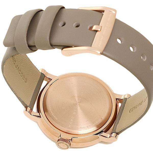 Marc Jacobs Baker Grey Dial Grey Leather Strap Watch for Women - MBM1266 Watches Marc Jacobs   