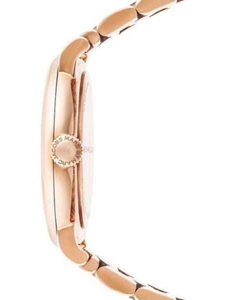 Marc Jacobs Baker White Dial Rose Gold Stainless Steel Strap Watch for Women - MBM3244 Watches Marc Jacobs   