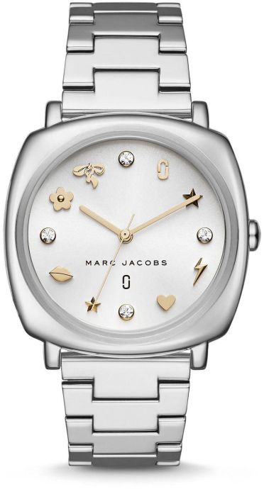 Marc Jacobs Mandy White Dial Silver Stainless Steel Strap Watch for Women - MJ3572 Watches Marc Jacobs   