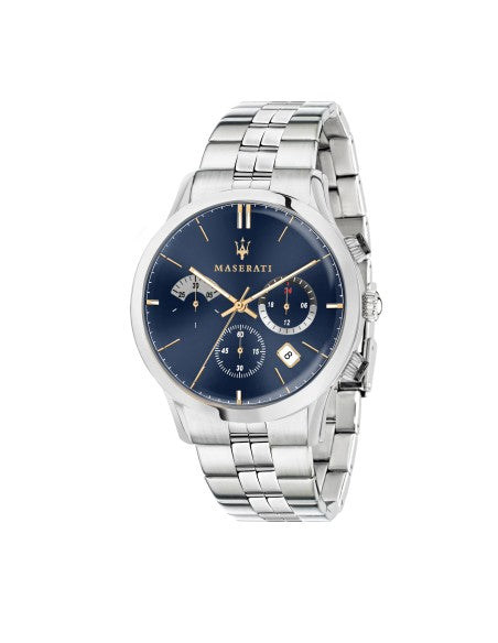 Maserati Ricordo Chronograph Blue Dial Stainless Steel 42mm Watch For Men - R8873633001 Watches Maserati   