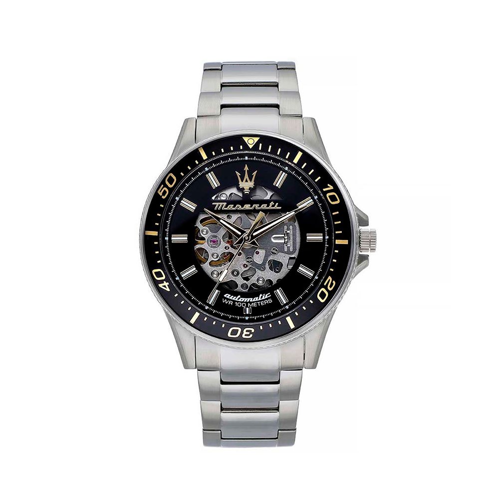 Maserati SFIDA Automatic Black Dial 44mm Stainless Steel Watch For Men - R8823140002 Watches Maserati   