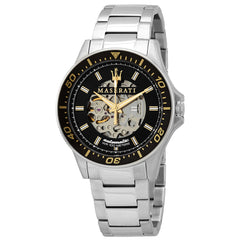 Maserati SFIDA Automatic Black Dial 44mm Stainless Steel Watch For Men - R8823140002 Watches Maserati   